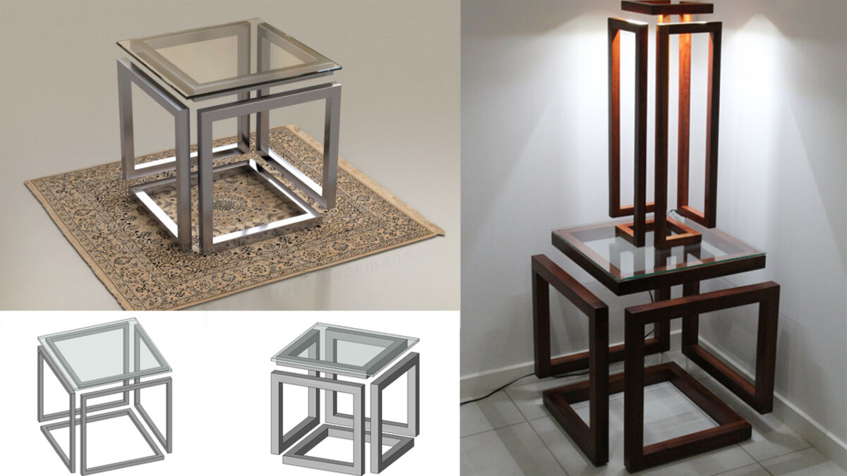 Infinity cube table чертеж